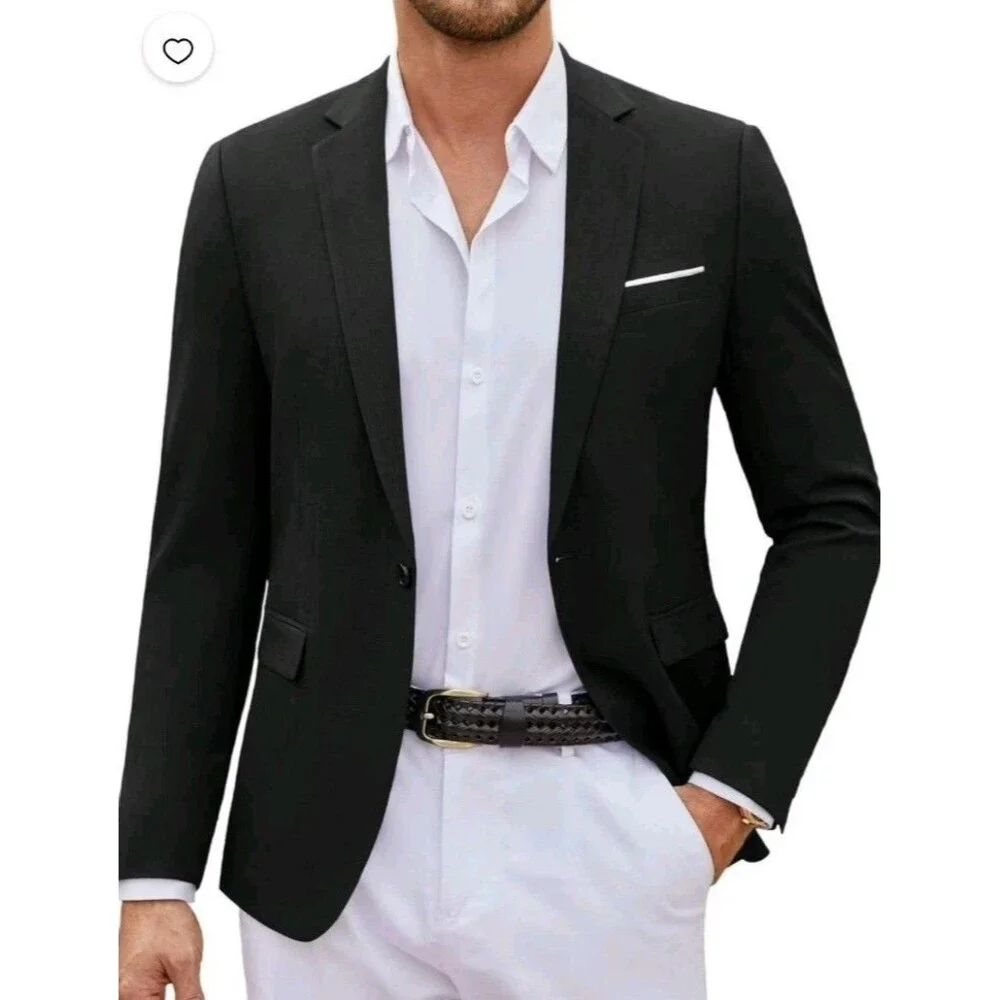 COOFANDY Mens Casual Blazer Suit Jackets Slim Fit One Button Sport Coats...